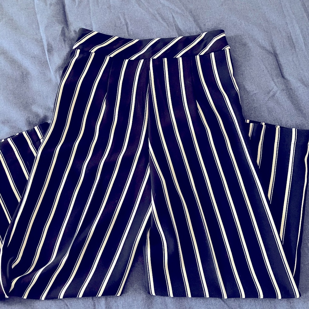 H&M wide leg cropped pants